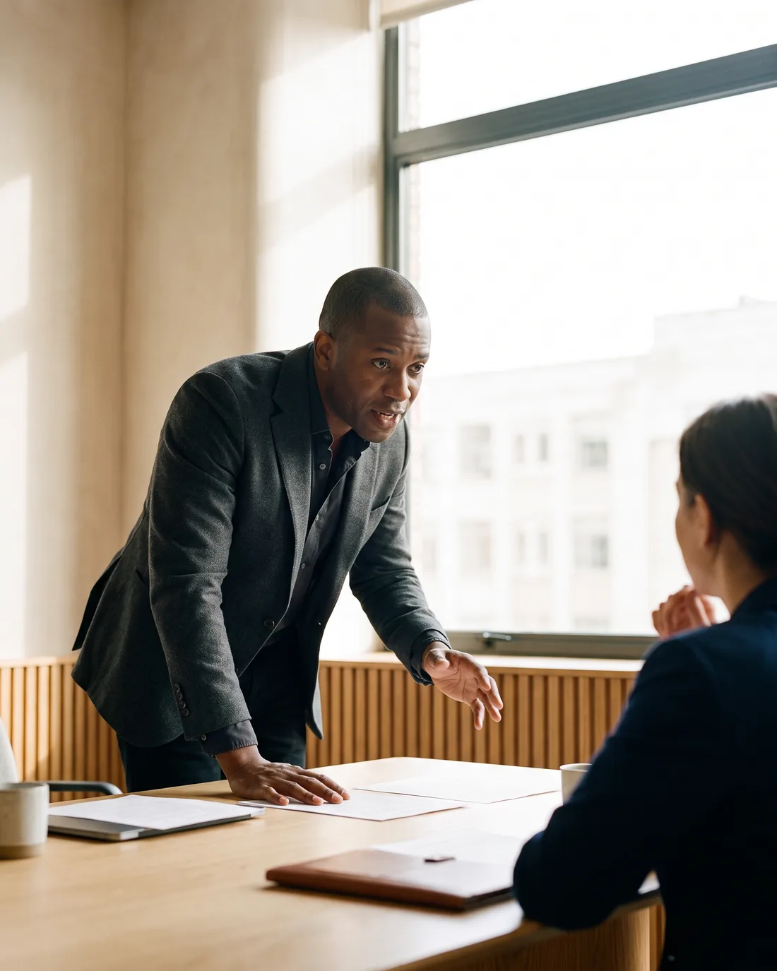 A fractional CFO at work in a Melbourne business setting